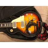 Pack Guitarra Freeman Les-paul Con Amplificador Y Accesorios