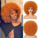 Wallden Hair Pelucas Afro De Color Rojo Cobre Para Mujeres N