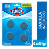 Pastilla Para Estanque De Inodoro Clorox Azul Activo 160 Gr