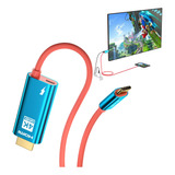  Cable Usb C A Hdmi Compatible Con Nintendo Switch/oled
