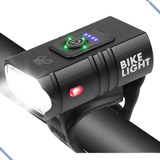 Farol De Bicicleta Led Usb Recarregável Bike Mtb E Speed