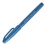 Caneta Brush Sign Pen Touch - Pentel Cor Azul