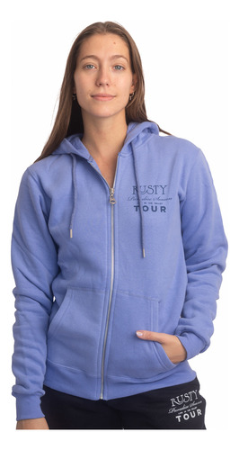 Campera Rusty Sunset Tour Classic Zh Ld Azul Mujer