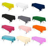 Mantel Rectangular 10 Pzas 3.00 X 1.50 Mts Varios Colores