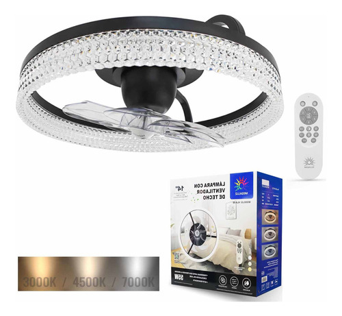 Ventilador De Techo Led 56w Dimmable Control Remoto