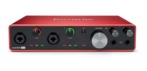 Placa De Sonido Usb Focusrite Scarlett 8i6 3ra Generacion P