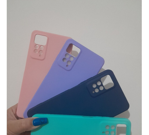 Silicon Case Para Xiaomi Note 114g Y Note 11pro 5g Con Felpa