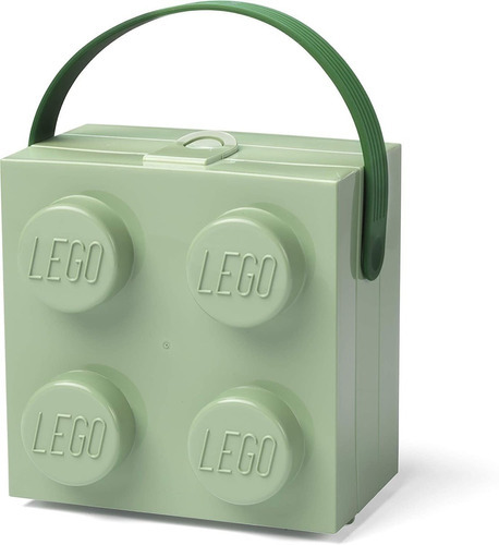 Lego Lonchera Niño Lunch Box Almuerzo Alimentos Comida Color Verde