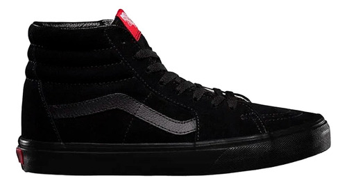 Tenis Unisex Vans Sk8-hi Color Black/black/white Importado 