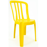 6 Cadeiras De Plástico Capacidade Para 182kg (6 Unidades)
