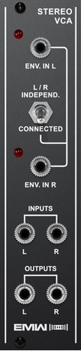 Módulo Emw - Stereo Vca Tr-core - Sintetizador Modular