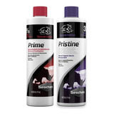 Kit Seachem Prime E Pristine Água Aquários Combo 325ml