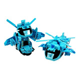 Transformers Helicóptero Robot Auto Luz Sonido Pilas 