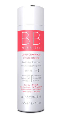 Condicionador Revitalizante Sem Sal Bb Micellar 300ml