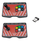 2 Controles Arcade Maquinita Wireless Pc Mac Game Stick 