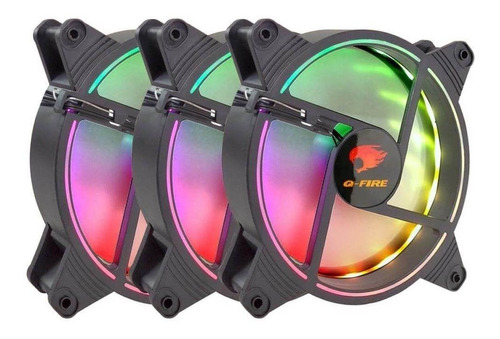 Kit 3 Cooler Rgb Fan Gfire 140mm Spectrum Argb Ewk1462a