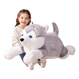 Ikasa Juguete De Peluche De Husky Gigante, Perro Grande De 3