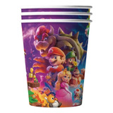 Pack 10 Vasos Cumpleaños Super Mario Bros Movie Decoracion