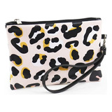 Necessaire Flat Animal Print Onça