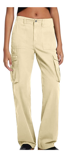 Pantalones De Algodón Cómodos Y De Color Para Mujer