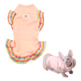 Toysructin Ropa De Gato Sin Pelo, Acogedor Vestido De Camis.