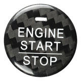 Botón Start-stop En Fibra De Carbono Para Honda (modelo A)