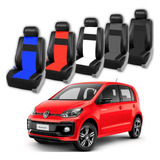 Funda Cubre Asientos Para Auto Cuero Ecológico P/ Vw Up