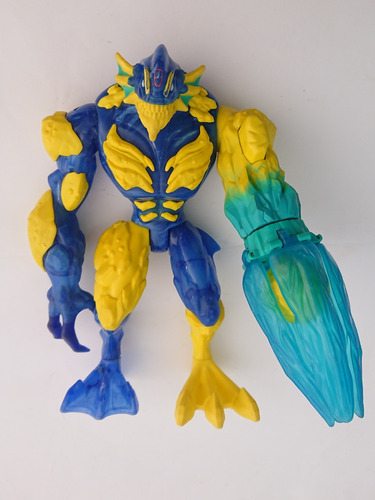 Max Steel Elementor Moustro Acuático Villano Daño Pie 