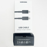 Cable Usb Tipo C/c Samsung S22 Ultra Note 10 Plus 5a 45 W Color Negro