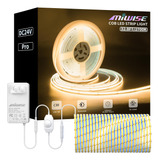 Miwise Cob - Tira De Luz Led De 32.8 Pies/32.8 Ft, Cri 90+ B