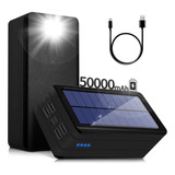 Banco De Energa Solar De 50000 Mah, Cargador Solar Porttil P