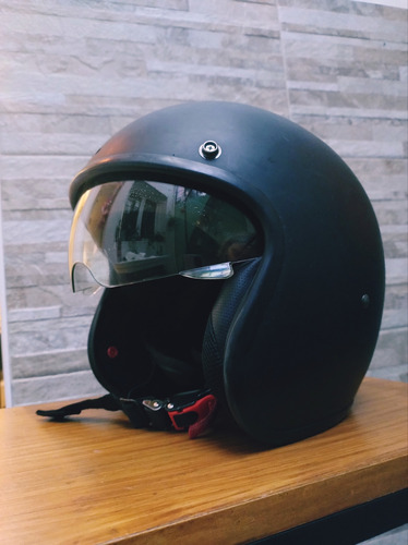 Casco Hawk Negro - Moderno Classic Helmets