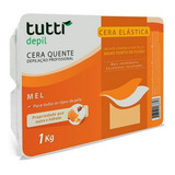 Cera Elástica Mel 1kg Tutti Depil Revitaliza Pele Premium