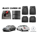 Tapetes Premium Black Carbon 3d Mercedes Benz C180 07 A 14