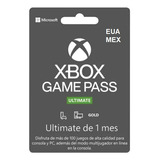 Xbox Game Pass Ultimate 1 Mes Eua/mex