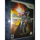 Nintendo Wii Wiiu Video Juego Counter Force Original