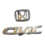Kit De Emblemas Para Maleta De Honda Civic honda Civic