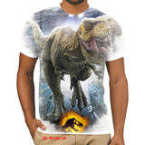 Camiseta Camisa Jurassic Park Desenho Infantil Meninio 05