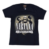 Camiseta Nirvana Blusa Kurt Cobain Dave Ghroul Bof5003