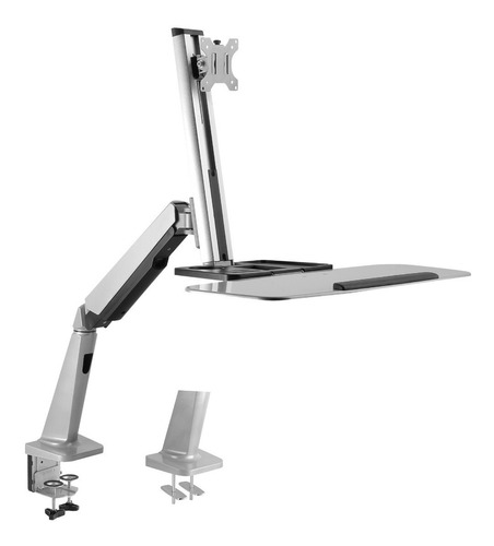 Soporte Ergonómico Lcd Mesa 1 Brazo, 13-32, Giro 180º, Vesa 