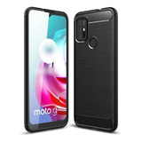 Funda Fibra De Carbono Compatible Con Motorola Moto G30