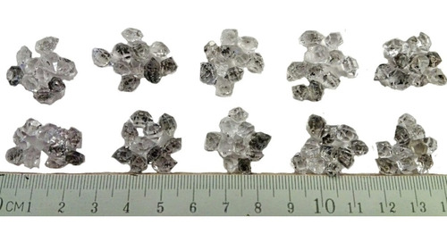 Diamante Herkimer Mediano/grande X Unidad Cuarzo Piedras