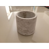 Vaso Redondo De Cimento Top Suculentas Plantas R1