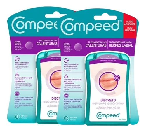 Parche Aposito Para Herpes Labial Compeed 2 Pack