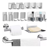 Juego De Accesorios Para Baño Toallero 304 Inoxidable 14 Pzs