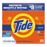 Tide Original Detergente Para Ropa En Polvo,113cargas/4 Kg