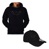 Sudadera Hombre/gorra Flex Batman Mod-2