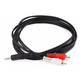 Cable Audio Video Auxiliar Plug 3.5 Macho A 2rca Macho 1,80m