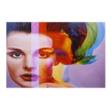Quadro Richard Phillips Gossip Girl 120x80 Moderno Sala 