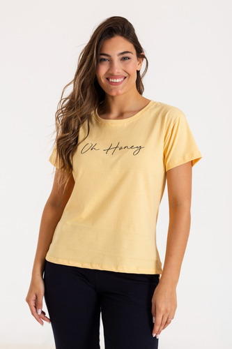 Remera Mujer Algodón Ambar